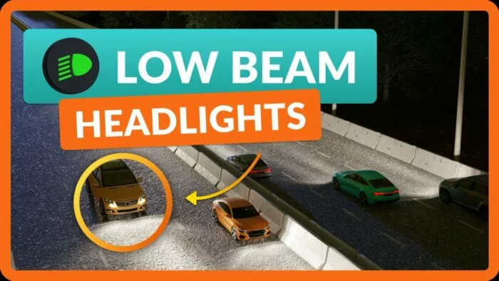 Low Beam Headlights Light