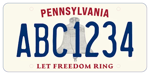 Pennsylvania Licence Plate