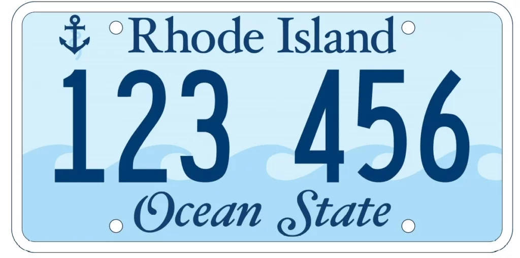 Rhode Island Plate