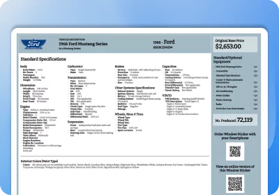 Build Sheet