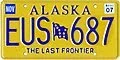 Alaska license plate